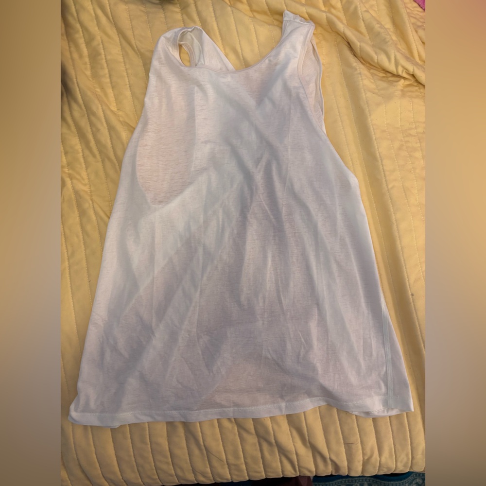 Neon Yellow Lulu Lemon Sleeveless Tank Top